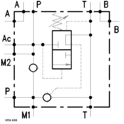 Vožtuvas VDA-FL-6-38 NG-6 VDA638