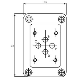Apatinės plokštės apatinė jungtis ES3A38P