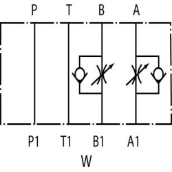 Srauto reguliavimo vožtuvas NG6 KRMTI03W