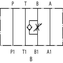 Srauto reguliavimo vožtuvas NG6 KRMTI03B