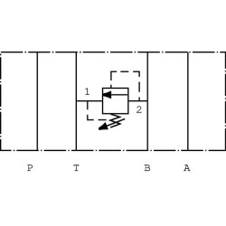Slėgio mažinimo vožtuvas CP2001B0 CP2001M03015