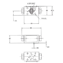 Valdomas atbulinis vožtuvas KRMPC (2 bar) KRMPC03A