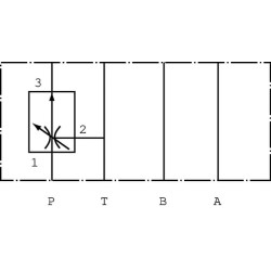 Slėgio kompensatorius 3 padėčių NG6 CP3102M03001