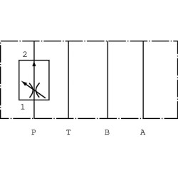 03 Saturn 2 krypčių srauto valdymo vožtuvas CP3002M03001