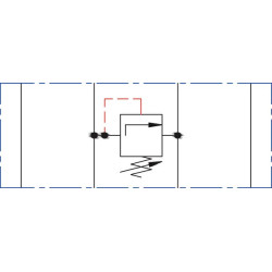 Slėgio ribojimo vožtuvas NG6 P iš T KRMRF03P3