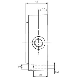 03 Pagrindo šoninė plokštė A+T+B+P 3/8" ES3D38L1