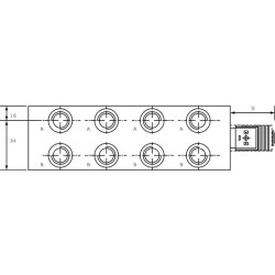 03 Apatinės plokštės apatinis prievadas 3/8" MR33GZC