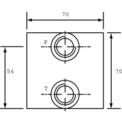 03 Apatinės plokštės apatinis prievadas 3/8" MR36GZC