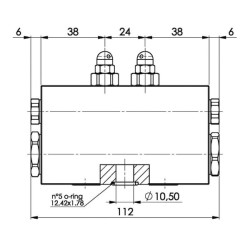 Perdavimo vožtuvas NG10 FPIAL10VM20