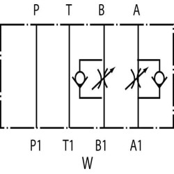 Srauto reguliavimo vožtuvas NG10 KRMTI05W