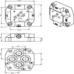 Pagrindo apatinė plokštė NW10