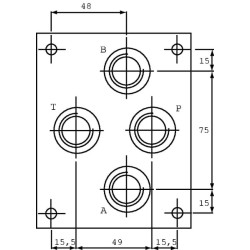 05 Apatinės plokštės apatinė jungtis 1/2" ES5A12P