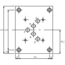 Pagrindo plokštė 05 šonas/apačia A-B / P-T ES5A12PL
