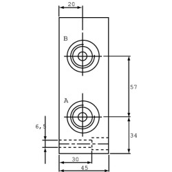 Pagrindo plokštė 05 šonas/apačia A-B / P-T ES5A12PL