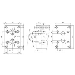 Redukcinė plokštė NG10-NG6 EC5401
