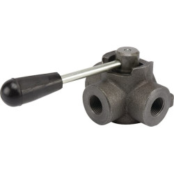 Trijų pakopų vožtuvas T formos kištukas 1/2" DH103A