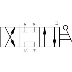 4 pakopų vožtuvas, A formos kištukas, 3/8" DH054A