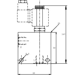 Vožtuvas 2/2 A-06-NC-12V 3/8 EW10A001