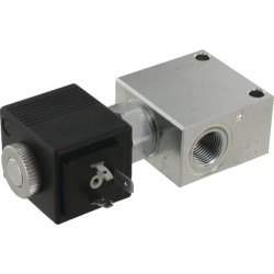 Valdymo vožtuvas 2/2 EC08M NC 12VDC 3/8" BSP EC08MNC001