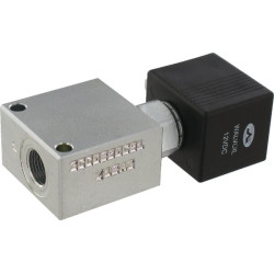 Valdymo vožtuvas 2/2 EC08M NC 12VDC 3/8" BSP EC08MNC001