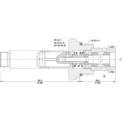 Vožtuvas 2/2 EDH12/NA-24CA-DG 3/4 EDH12NA001
