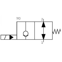 Valdymo vožtuvas 2/2 SVP10NOR 12VDC SVP10NOR003