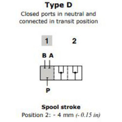 Trijų padėčių vožtuvas 12 VDC/3D18ES DFE0523003