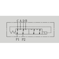 6/2 skirstytuvas, SHV62DC12B C130SHV62DC12B