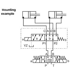 Valdymo vožtuvas 6/2-3/8-24VDC 6KVH0638H