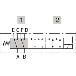 Vožtuvas 6/2 B-G-12-2-3/4 DFE206006