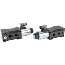 Vožtuvas 8/3 12V DC su jungtimi 8312AK10142SET