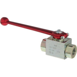 Dviejų padėčių rutulinis vožtuvas su aliuminio svirtimi, 3/8 BSP, KHR06AL