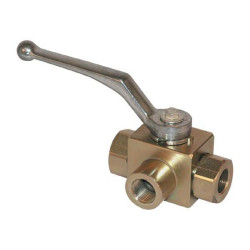 Rutulinis vožtuvas, 3 padėčių, 3/8" KH3KSR06