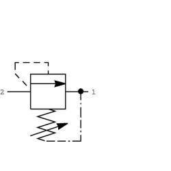 Apsauginis vožtuvas CP200-1 1/2"BSP išorinis CP2001002