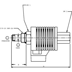 Proporcinis slėgio mažinimo sraigtas 3/8 12vDC CP55820B3B15012