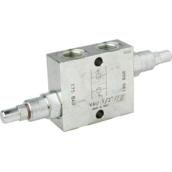 Kryžminis apsauginis vožtuvas VAU, G1/2" 190/175 BAR C056V0450190175
