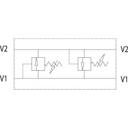 Kryžminis vožtuvas VAU, G1/2" C056V0450
