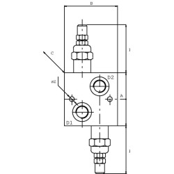 Atleidimo vožtuvas 10 A 08 S C 1/2"BSP VAIL10001