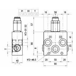 Apsauginis vožtuvas VAARUDL 12 VAARUDL10001