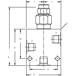Slėgio mažinimo vožtuvas PRMP064EN300 PRMP064001
