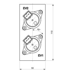 Redukcinis vožtuvas 2X Prop.12 Vdc KA1EZ12VDC