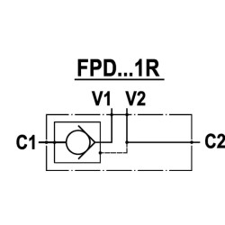 Atbulinis vožtuvas 1/2 BSP FPD10001