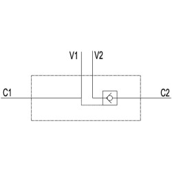 Atbulinis vožtuvas VBPSE, G3/8" C056V0230