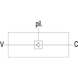Atbulinis vožtuvas su pavara VBPSL, G1/2" C056V0203