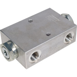 Dvigubo piloto valdomas atbulinis vožtuvas su korpusu 1/2 BSP RPC1205DL12