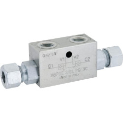 Dvigubo srauto valdymo vožtuvas VBPDE-2, G3/8" - M18 x 1,5 12L C056V0110