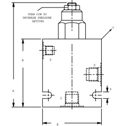 Atsvaras 1X CB10HV1A1E1 A06 CB10HV1A1E1001