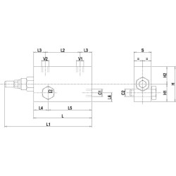 Srauto reguliavimo ir atbulinis vožtuvas VBCD SE A, G3/8" FLV C056V0392FLV