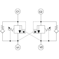 Priešbalansinis vožtuvas VCB06EN3BDF12210