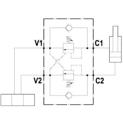 Dvigubas išlyginamasis vožtuvas FPO50DX38L20